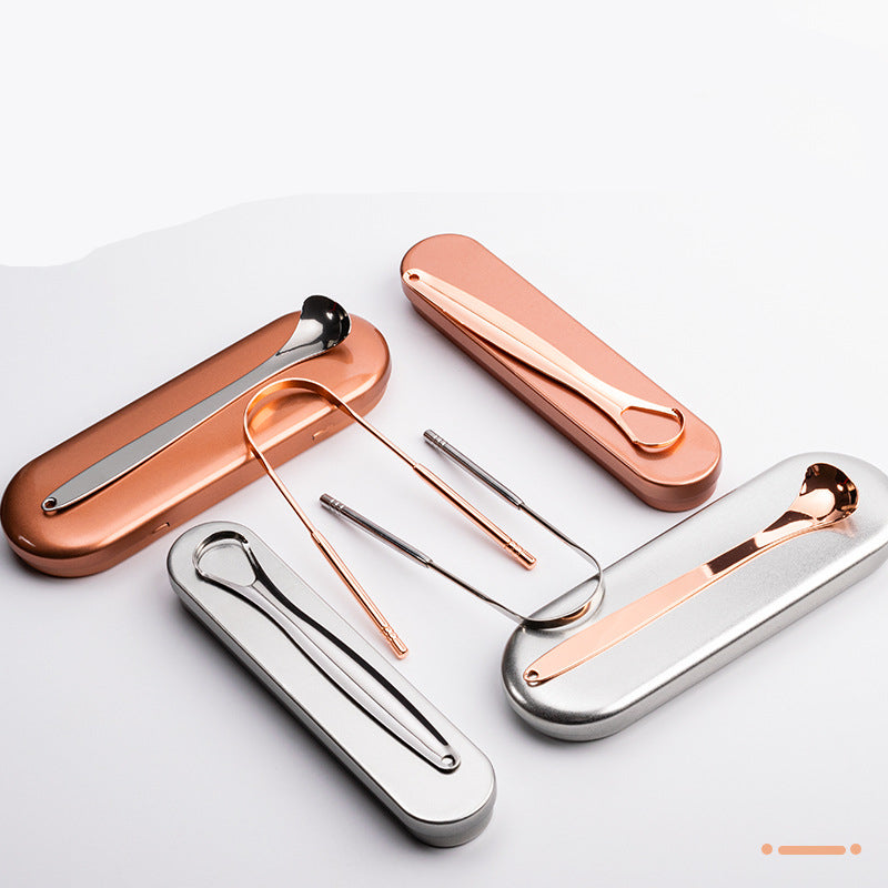 Rinsio CleanSweep Tongue Scraper Set