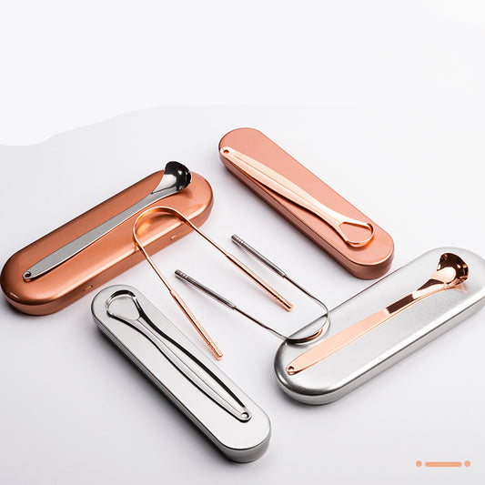 Rinsio CleanSweep Tongue Scraper Set