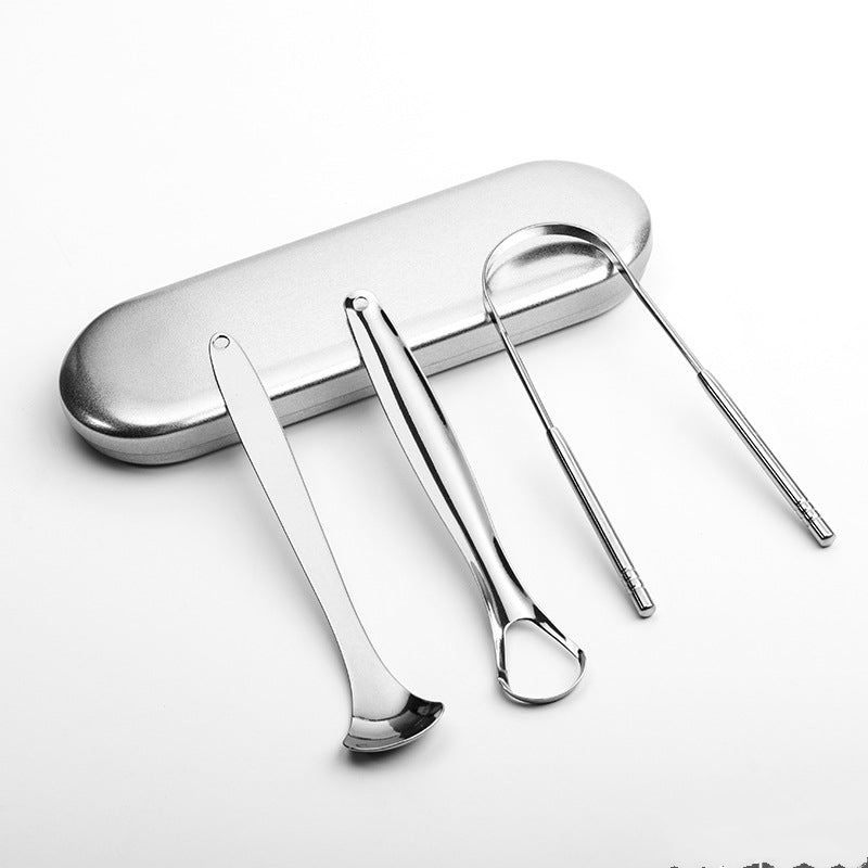 Rinsio CleanSweep Tongue Scraper Set
